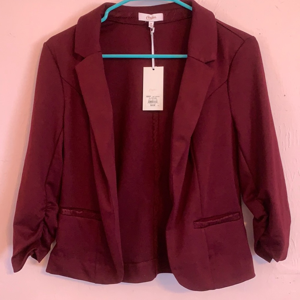 NWT maroon dress blazer